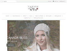 Tablet Screenshot of canada-bliss.com